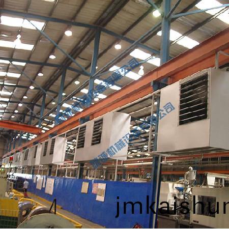 鋼(gang)構五(wu)金註塑車間弔(diao)掛型機組1